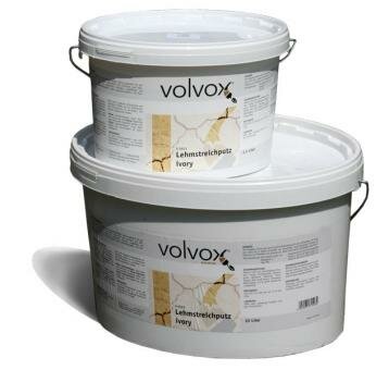 Volvox Lehmstreichputz weiss 10L 10L