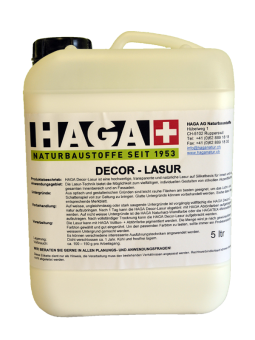 HAGA Decorlasur farblos 5,0 Lt 5 L