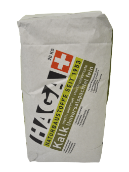 Haga Kalk-Universalspachtel fein, pulverförmig Eimer à 1kg Eimer à 1kg
