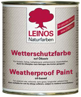 Leinos Wetterschutzfarbe auf Ölbasis 850 750ml 401 stahlgrau 750ml | 401 stahlgrau