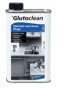 Pufas Glutoclean Edelstahl- und 500 ml  Chrom-Pflege 