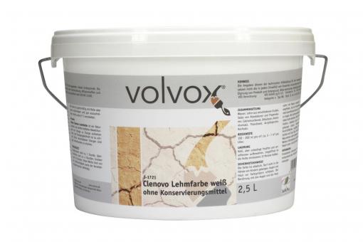 Volvox Clenovo Lehmfarbe weiß 