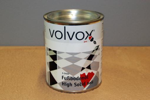 Volvox Fußbodenöl high solid hell 2,5 Lt 2,5L