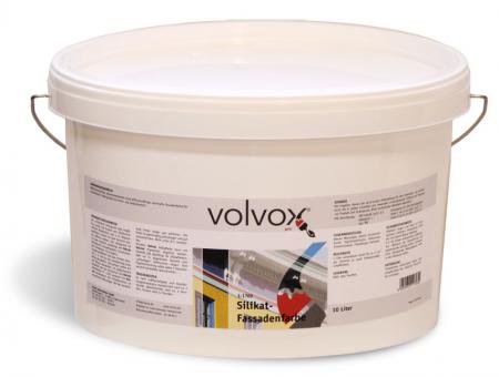 Volvox Silikat-Fassadenfarbe weiß 10,0 Lt 