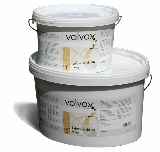 Volvox Lehmstreichputz weiss 10L 10L